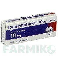 ТОРАСЕМІД (TORASEMID) 10 мг таблетки 30 шт - Торасемід HEXAL