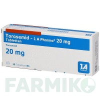 ТОРАСЕМІД (TORASEMID) 20 мг таблетки 30 шт - Торасемід 1 A PHARMA
