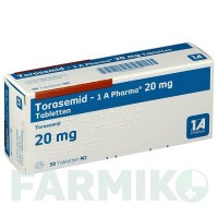 ТОРАСЕМИД (TORASEMID) 20 мг таблетки 50 шт - Торасемид 1 A PHARMA