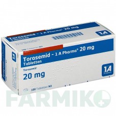 ТОРАСЕМІД (TORASEMID) 20 мг таблетки 100 шт - Торасемід 1 A PHARMA