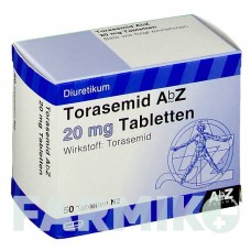 ТОРАСЕМІД (TORASEMID) 20 мг таблетки 50 шт - Торасемід ABZ PHARMA