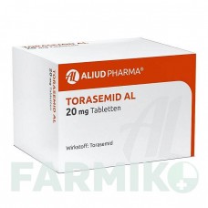 ТОРАСЕМИД (TORASEMID) 20 мг таблетки 100 шт - Торасемид ALIUD PHARMA