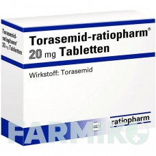 ТОРАСЕМИД (TORASEMID) 20 мг таблетки 100 шт - Торасемид RATIOPHARM