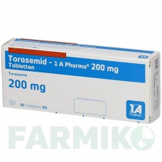 ТОРАСЕМИД (TORASEMID) 200 мг таблетки 30 шт - Торасемид 1 A PHARMA
