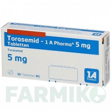 ТОРАСЕМИД (TORASEMID) 5 мг таблетки 30 шт - Торасемид 1 A PHARMA