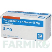 ТОРАСЕМИД (TORASEMID) 5 мг таблетки 100 шт - Торасемид 1 A PHARMA