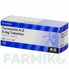 ТОРАСЕМИД (TORASEMID) 5 мг таблетки 50 шт - Торасемид ABZ PHARMA
