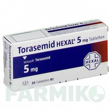 ТОРАСЕМИД (TORASEMID) 5 мг таблетки 30 шт - Торасемид HEXAL