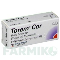 ТОРЕМ (TOREM) таблетки 50 шт - Торасемид BERLIN-CHEMIE