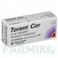 ТОРЕМ (TOREM) таблетки 50 шт - Торасемид BERLIN-CHEMIE