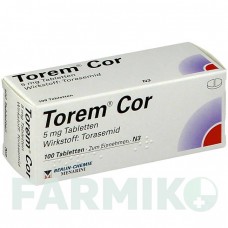 ТОРЕМ (TOREM) таблетки 100 шт - Торасемид BERLIN-CHEMIE