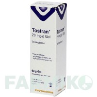 ТОСТРАН (TOSTRAN) 20 мг/г гель 60 г - Тестостерон KOHLPHARMA