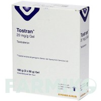 ТОСТРАН (TOSTRAN) 20 мг/г гель 3x60 г - Тестостерон KOHLPHARMA