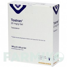 ТОСТРАН (TOSTRAN) 20 мг/г гель 3x60 г - Тестостерон KOHLPHARMA