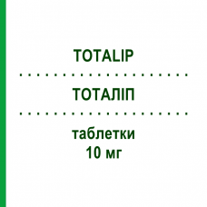 ТОТАЛИП (TOTALIP) 10 мг таблетки 30 шт - Аторвастатин LABORATORI GUIDOTTI