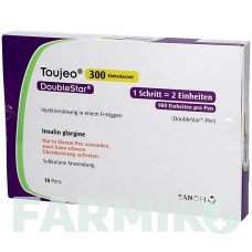 ТОЖЕО (TOUJEO) 300 ЕД/мл раствор 3x3 мл - Инсулин гларгин ABACUS MEDICINE
