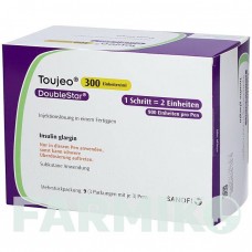 ТОЖЕО (TOUJEO) 300 ОД/мл розчин 9x3 мл - Інсулін гларгін ABACUS MEDICINE