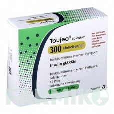 ТОЖЕО (TOUJEO) 300 ОД/мл розчин 10x1,5 мл - Інсулін гларгін ACA MULLER-ADAG PHARMA
