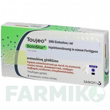 ТОЖЕО (TOUJEO) 300 ОД/мл розчин 3x1,5 мл - Інсулін гларгін EMRA-MED