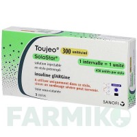 ТОЖЕО (TOUJEO) 300 ОД/мл розчин 3x1,5 мл - Інсулін гларгін EUROPEAN PHARMA