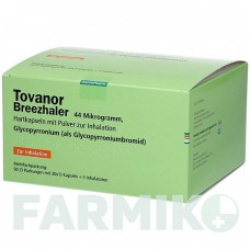 ТОВАНОР (TOVANOR) 44 мкг капсули 3x30 шт - Глікопіронію бромід EURIMPHARM