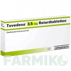 ТОВЕДЕСО (TOVEDESO) 3,5 мг таблетки 56 шт - Десфезотеродин RATIOPHARM