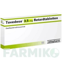 ТОВЕДЕСО (TOVEDESO) 3,5 мг таблетки 98 шт - Десфезотеродин RATIOPHARM