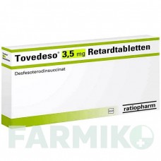 ТОВЕДЕСО (TOVEDESO) 3,5 мг таблетки 98 шт - Десфезотеродин RATIOPHARM