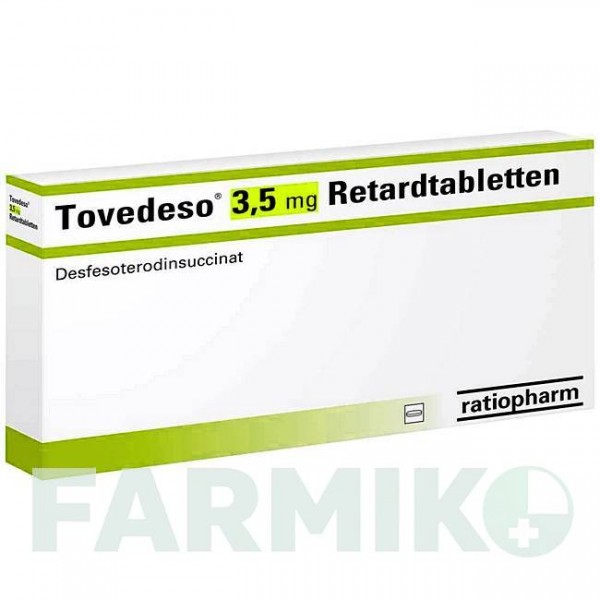 ТОВЕДЕСО (TOVEDESO) 3,5 мг таблетки 98 шт - Десфезотеродин RATIOPHARM