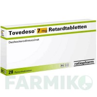 ТОВЕДЕСО (TOVEDESO) 7 мг таблетки 28 шт - Десфезотеродин RATIOPHARM