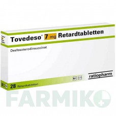 ТОВЕДЕСО (TOVEDESO) 7 мг таблетки 28 шт - Десфезотеродин RATIOPHARM