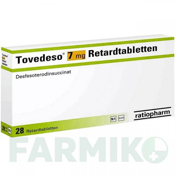 ТОВЕДЕСО (TOVEDESO) 7 мг таблетки 28 шт - Десфезотеродин RATIOPHARM