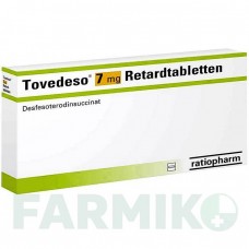 ТОВЕДЕСО (TOVEDESO) 7 мг таблетки 56 шт - Десфезотеродин RATIOPHARM