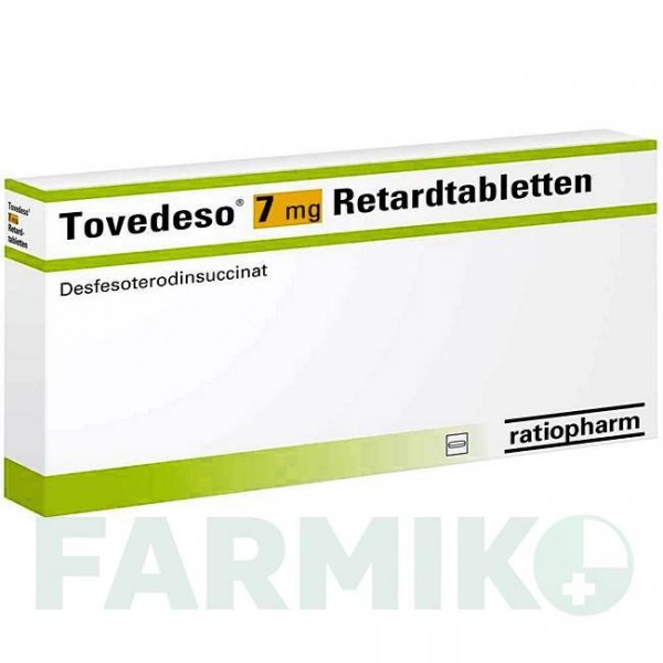 ТОВЕДЕСО (TOVEDESO) 7 мг таблетки 56 шт - Десфезотеродин RATIOPHARM