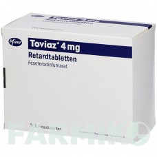 ТОВИАЗ (TOVIAZ) 4 мг таблетки 100 шт - Фезотеродин EMRA-MED