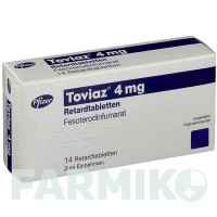 ТОВИАЗ (TOVIAZ) 4 мг таблетки 14 шт - Фезотеродин PFIZER