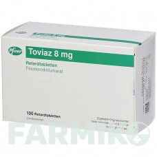 ТОВИАЗ (TOVIAZ) 8 мг таблетки 28 шт - Фезотеродин KOHLPHARMA