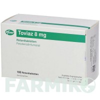 ТОВІАЗ (TOVIAZ) 8 мг таблетки 100 шт - Фезотеродин KOHLPHARMA