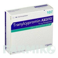 ТРАНИЛЦИПРОМИН (TRANYLCYPROMIN) 10 мг таблетки 50 шт - Транилципромин ARISTO PHARMA
