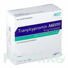 ТРАНИЛЦИПРОМИН (TRANYLCYPROMIN) 40 мг таблетки 100 шт - Транилципромин ARISTO PHARMA