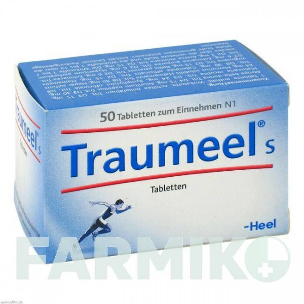 ТРАУМЕЛЬ (TRAUMEEL) таблетки 50 шт - Гомеопатия BIOLOGISCHE HEILMITTEL HEEL