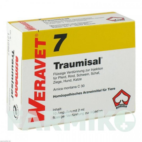 ТРАУМИСАЛ (TRAUMISAL) 7 ампулы 10x2 мл - Активные вещества BIOKANOL PHARMA