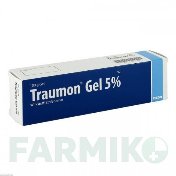 ТРАУМОН (TRAUMON) 5% гель 100 г - Етофенамат MEDA PHARMA