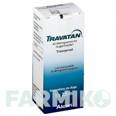 ТРАВАТАН (TRAVATAN) 40 мкг/мл капли 2,5 мл - Травопрост NOVARTIS