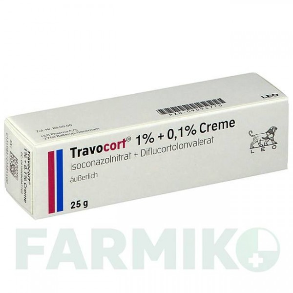 ТРАВОКОРТ (TRAVOCORT) крем 25 г - Имидазол-триазол, Кортикостероид LEO PHARMA
