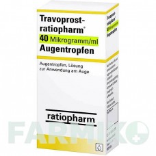 ТРАВОПРОСТ (TRAVOPROST) 40 мкг/мл капли 6x2,5 мл - Травопрост RATIOPHARM