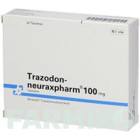ТРАЗОДОН (TRAZODON) 100 мг таблетки 20 шт - Тразодон NEURAXPHARM