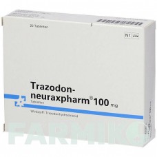 ТРАЗОДОН (TRAZODON) 100 мг таблетки 20 шт - Тразодон NEURAXPHARM