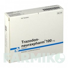 ТРАЗОДОН (TRAZODON) 100 мг таблетки 100 шт - Тразодон NEURAXPHARM