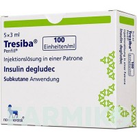 ТРЕСИБА (TRESIBA) 100 МЕ/мл раствор 5x3 мл - Инсулин деглюдек NOVO NORDISK